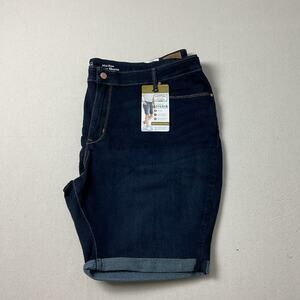 Signature Levis Womens Size 26 W38 Mid Rise Skinny Denim Shorts